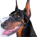 Mayerzon Dog Muzzle, Basket Muzzle for  Sized Dogs to Prevent Biting for Grooming Scavenging, Breathable Mouth Guard for Husky Golden Retriever Labrador Beagle, M