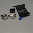 Gaoye Blue Light Blocking Glasses, Retro Round Eyewear Frame Anti Eyestrain Computer Glasses for Women Men (*Leopard)