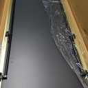 Arched Full Length Mirror, 56"x15" Standing Body Mirror for Wall, Gold