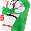 Morph Kids Astronaut Inflatable Alien Costume, Blow Up Alien Outfit, Aliens Blow Up Costume Kids, Inflatable Costumes, One Size 