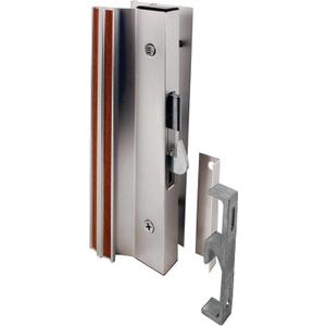 Prime-Line C 1000 Diecast Mill Finish, Sliding Patio Door Surface Mount Handle with Hook (Single Pack)
