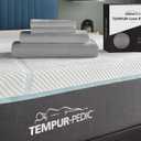 TEMPUR Luxe Egyptian Cotton Sheet Set Silver Mist - Queen