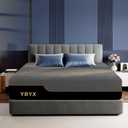 King Mattress, 12 Inch King Size Mattresses Hybrid Mattress with Memory Foam & Pillow Top - Medium Firm Feel for Motion Isolation, Edge Support, Pressure Relief - Bed in a Box, CertiPUR-US Certified