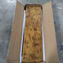 Agilestic Glass Standing Desk with Storage, 48 Inch Electric Adjustable Desk with Glass Shelf and Cable Management, Sit Stand Up Home Office Computer Table, Splice Board, Rustic Brown (48 x 24 Inches with 2 drawers)