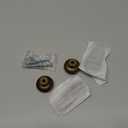 khtumeware 2 Pack 1-1/4 inch Backplate for Cabinet Knobs Antique Brass Drawer Knobs Cabinet Hardware Vintage Aged Knobs with Backplate