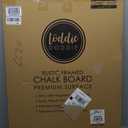 Loddie Doddie Magnetic Chalkboard for Kitchen & Wall Decor - 18" x 22" Rustic Frame - Hanging Magnetic Blackboard