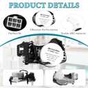 W11212745 AWP42172 50SM21-1-221B Washer Shift Actuator for Whirlpool May.tag Ken.More Replaces W10913953 W11481722 AP6327693 MVWX655DW1 MVWC565FW1 MVW18MNBWW0 by TOMOON