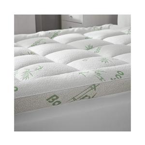 Cooling Mattress Topper - Queen Size | Plush Pad Mattress Topper for Back Pain Relief, 8-21" Deep Pocket | Viscose Made from Bamboo Pillow Top | Bedroom Essentials