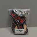 PUPTECK Soft Mesh Dog Harness and Leash Set Pet Puppy Cat Comfort Padded Vest No Pull Harnesses, Red&Black, M (M (NECK: 14", CHEST: 17"-21"))