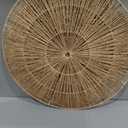 CHI AN HOME Wicker 23 Inch Jute Wall Decor Baskets, Set of 6 Extra Large Woven Jute Wall Plates, 23",21",15",13",12,10", Decorative Baskets for Wall Arts, Wall Hanging for Bedroom, Living Room, Office