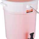 VEVOR Beverage Dispenser, 5 Gallon Drink Dispensers for Parties, Plastic Juice Dispenser with Spigot and Lid, Iced Tea Lemonade Juice Water Dispenser, for Restaurants, Hotels, Parties