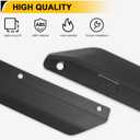 Front & Rear Fender Flares Compatible with 2007-2018 Jeep Wrangler JK JKU Unlimited, 4 PCS Off-Road Wheel Flares Liner