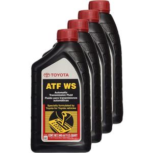 Toyota 00289-ATFWS Lexus & Automatic Transmission Fluid WS ATF World Standard, Pack of 4