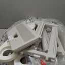 Mloong Kids Step Stool Foldable for Bathroom Sink, Easy Folding Non-Slip Bathroom Stool Toilet Potty Training, Adjustable Toddler Ladder Kitchen Counter Helper