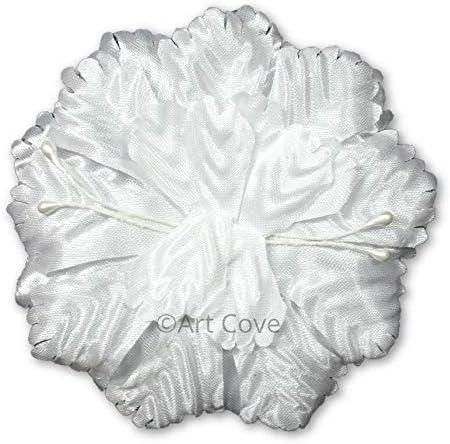 Capia Flowers Flat Carnation Capia Base for Corsages Bulk (White)