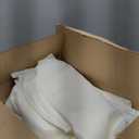 BRILLMAX 6 Pack Ivory Round Tablecloths 132 Inch for 72 Tables - 150 GSM Polyester Fabric, Floor Length Drop, Water, Stain & Wrinkle Resistant Cloth Cover for Wedding Reception Banquet Dining