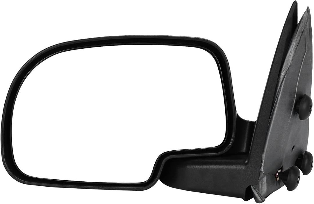 AUTOSAVER88 Left Driver Side Mirror Compatible with 1999-2006 Chevy Silverado GMC Sierra 1500 2500(07 Classic Only), 2000-2006 Suburban Avalanche Yukon XL Denali Door Mirror Manual Adjustable Folding
