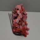 Janinka 5 Pcs Artificial Fall Eucalyptus Leaves Stem 33.5" Fall Stems for Vases Autumn Eucalyptus Leaves for Mantel Farmhouse Thanksgiving Halloween Table Centerpiece Bathroom Decor (Dark Purple)