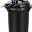 VIVOHOME Bio Pressure Pond Filter with 13W Light, 2630 GPH Suitable for Koi Ponds up to 1300 Gallons or Ornamental Ponds up to 2600 Gallons