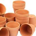 [26 Pack] 4" Terracotta Planter Pots with Drainage Hole - Clay, Ceramic, Cactus, Flower & Succulent Nursery Pots for Garden