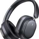 Pointcinco Hybrid Active Noise Cancelling Headphones, Over Ear Bluetooth 6.0 Wireless Headphones, 80H Playtime, Deep Bass, HiFi Stereo Sound, Lightweight Foldable for Travel, Home and Office(Black)