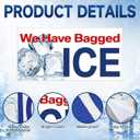 2 Pcs 24 x 18 Inch We Have Bagged Ice Sticker