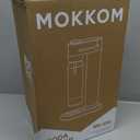 MOKKOM Sparkling Water Maker, Soda Maker with 1L PET Carbonating Bottle, Soda Streaming Machine and Beverage Carbonator, Compatible with 60L CO2 Carbonator (NOT Included) - Stainless Steel