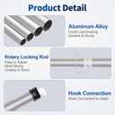 10ft Adjustable Crossbar Pipe and Drape for Backdrop Stand