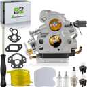 574719402 545072601 Carburetor Kit for Husqvarna 235 235E 236 236E 240 240E Chainsaw for Jonsered CS2234 CS2238 for RedMax 586936202 Replace C1T-W33C Carb with Tune-up Parts Air Fuel Filter