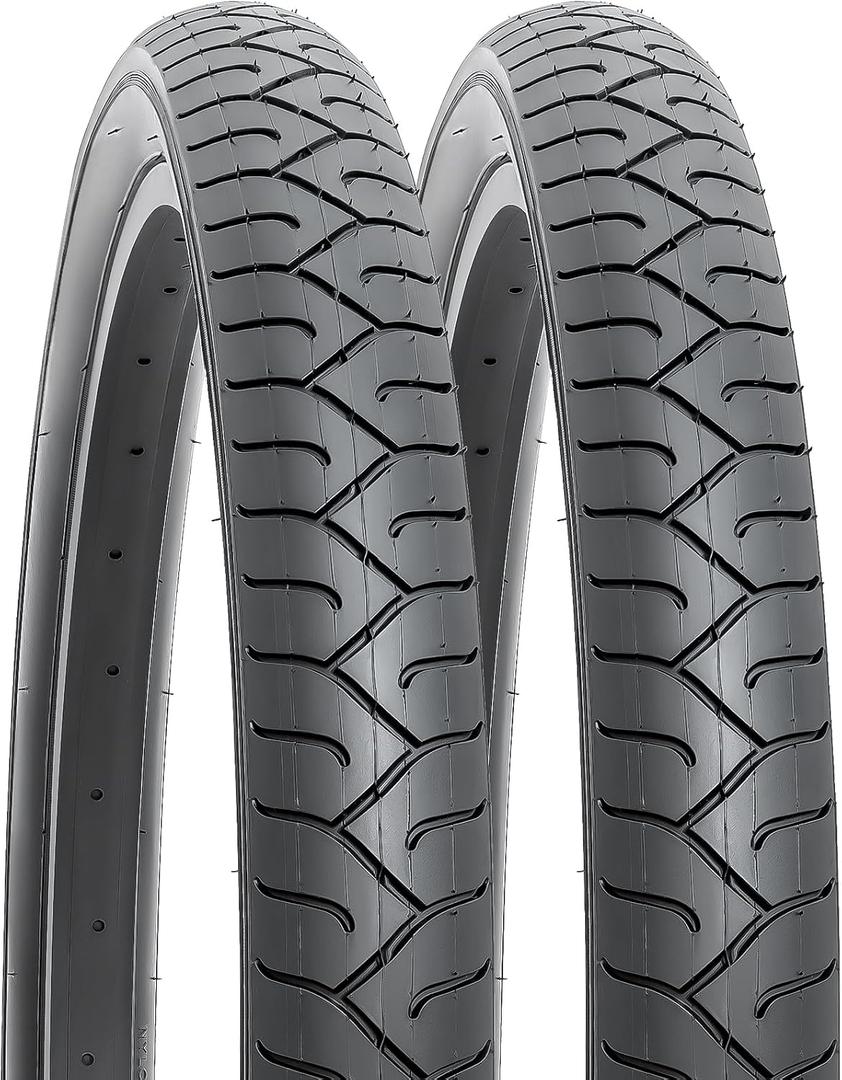YUNSCM 2-PCS 27.5" Bike Tires 27.5 x 3.0/76-584 Compatible with 27.5x3.0 27.5X3 Fat E-Bike Bicycle Tires (Y-1009)