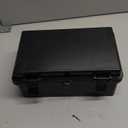 Junction Box, Hinged Black Cover IP67 Waterproof ABS Project Box with Mounting Plate Electrical Box Enclosure with Wall Bracket 10.2 x 6.3 x 4.3inch(260x160x110mm)