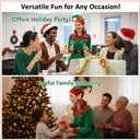 11 Pcs Women Christmas Elf Costume Set Costume Dress Xmas Festive Outfit with Elf Ears Hat Shoes (Green)