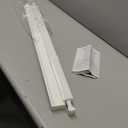 LazBlinds No Tools No Drill Cordless Cellular Shades, Light Filtering Honeycomb Shades for Home, Thermal Insulation Blinds for Windows, 35" W x 64" H, White