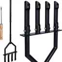 Lawn Aerator Tool, 43" Manual Core Aerator with 4 -Tine for Clay Soil