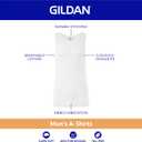 Gildan Men's A-Shirt Tanks, Multipack, Style G1104, Black (12-Pack), X-Large