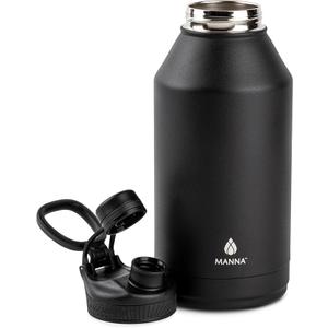 Manna Ranger Dual Insulated Stainless Steel Bottle - 64 Oz - Stone Harbor