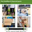 Moving Straps Lifting（Padded） one Person 2-Person Lifting and Moving System Appliance,for Harness Moving Mattress Couch Furniture Heavy Things,Suitable Professional Moving Body Strap Wrist Strap