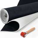 96  60 Dark Blue DIY Upgrade Suede Auto Headliner Fabric with Foam Backing Chic Interior Replacement for Car/Truck/SUV/RV Roofs