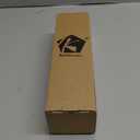 Kevin Textile Fall Pack of 2 Decorative Outdoor Waterproof Throw Pillow Covers Stripe Square Pillowcases Modern Cushion Cases for Patio Couch Bench 20 x 20 Inch Burnt Orange