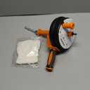 Drain Auger, Clog Remover with Drill Adapter, 25 Feet Flexible Plumbing Snake Use Manually or Powered for Kitchen, Bathroom and Shower Sink, Comes with Gloves