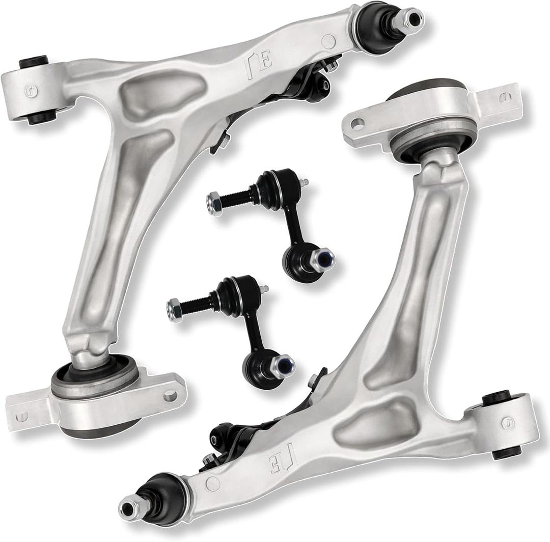 4PCS Front Lower Control Arm Suspension Kit Fit for Infiniti EX35 2008 2009 2010, G37 2009 2010 2011 2012 2013, EX37 2013, Replace OE# CMS301111 CMS301112