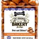 Three Dog Bakery Pet-Zel Bites, Pretzel Cookies for Dogs, Wholesome Puppy Training Treats, Baked Biscuits, Delicious Treats