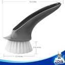 MR.SIGA Pot and Pan Cleaning Brush, Dish Brush for Kitchen, Pack of 2