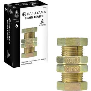BePuzzled | Nutcase Hanayama Metal Brainteaser Puzzle Mensa Rated Level 6, for Ages 12 and Up
