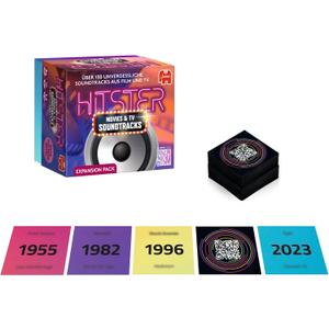 Hitster Film & Series Soundtracks, German Expansion, 154 Music Cards, Party & Card Game for Adults and Families, 2 to 10 Players, from 16 Years, German (DE)