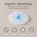 Lansinoh Stay Dry Disposable Nursing Pads, Soft and Super Absorbent Breast Pads, Breastfeeding Essentials for Moms, 100 Count