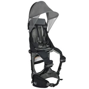 WIPHA Hiking Backpack Carrier, Lightweight Toddler Shoulder Carrier with Sun Shade, Saddle Toddler Backpack for Kids 6 Months to 4 Years Old (Antelope-I-Black)