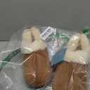 HomeTop Women's Closed-back Slippers Faux Wool Warm Non-slip Outdoor Indoor House Shoes with Fuzzy Collar (7-8)