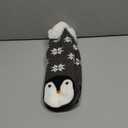 Liitrsh 2 Pairs Fuzzy Slipper Socks with Grippers Animal Sock Sherpa Lining Warm Plush Animal Lover Gift for Valentine's Day(Penguin)