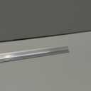 Amazon Basics Shower Doors Bottom Seal Drip Rail for 3/8" Thick Glass, 38.7 inches Length